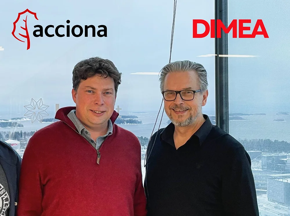 Jose Saa Acciona and Pasi Joensuu Dimea